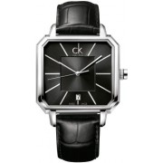 Calvin Klein - K1U21107 - Montre Homme - Quartz - Analogique - Bracelet cuir noir